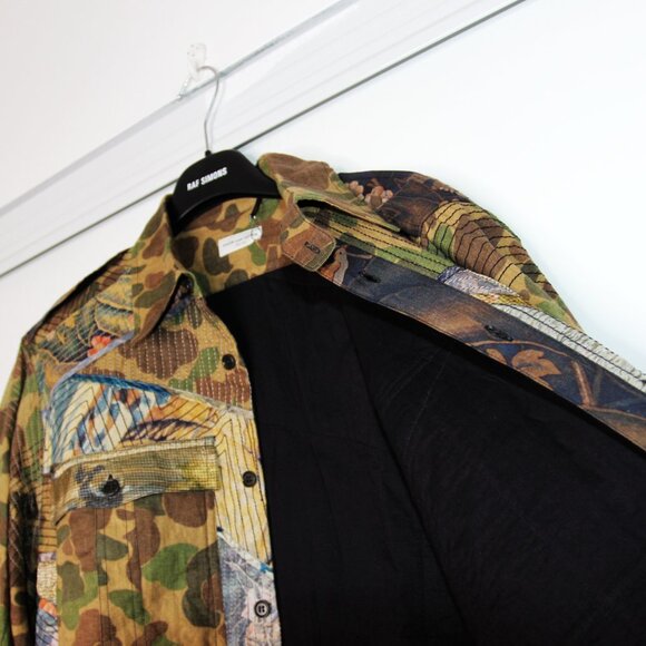 SS17 DRIES VAN NOTEN PATCHWORK SHIRT JACKET 48 - Picture 12 of 16